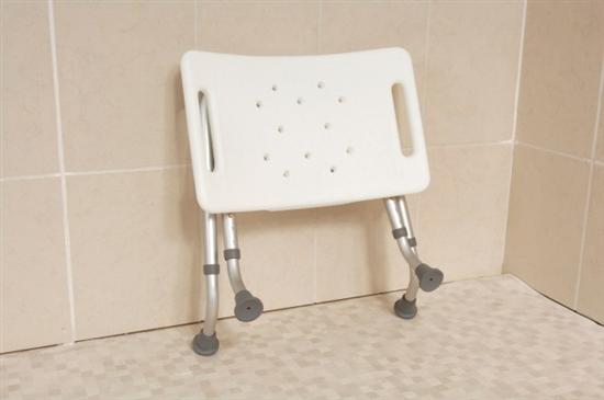 Folding Shower Stool With Moulded Plastic Feet   L97729 A 2 (Custom) (3) 